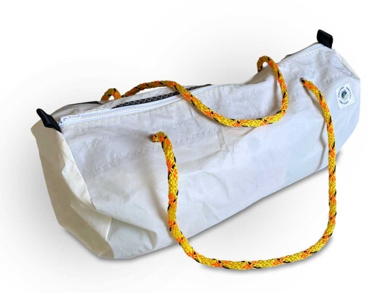 Sac de Sport Polochon blanc et bleu